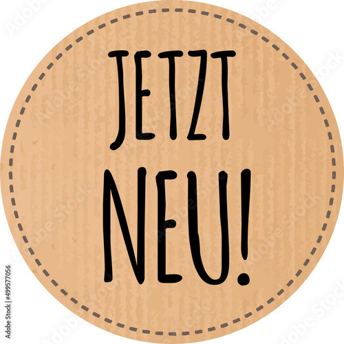 Button Jetzt neu recyclingpapier zerkratzt