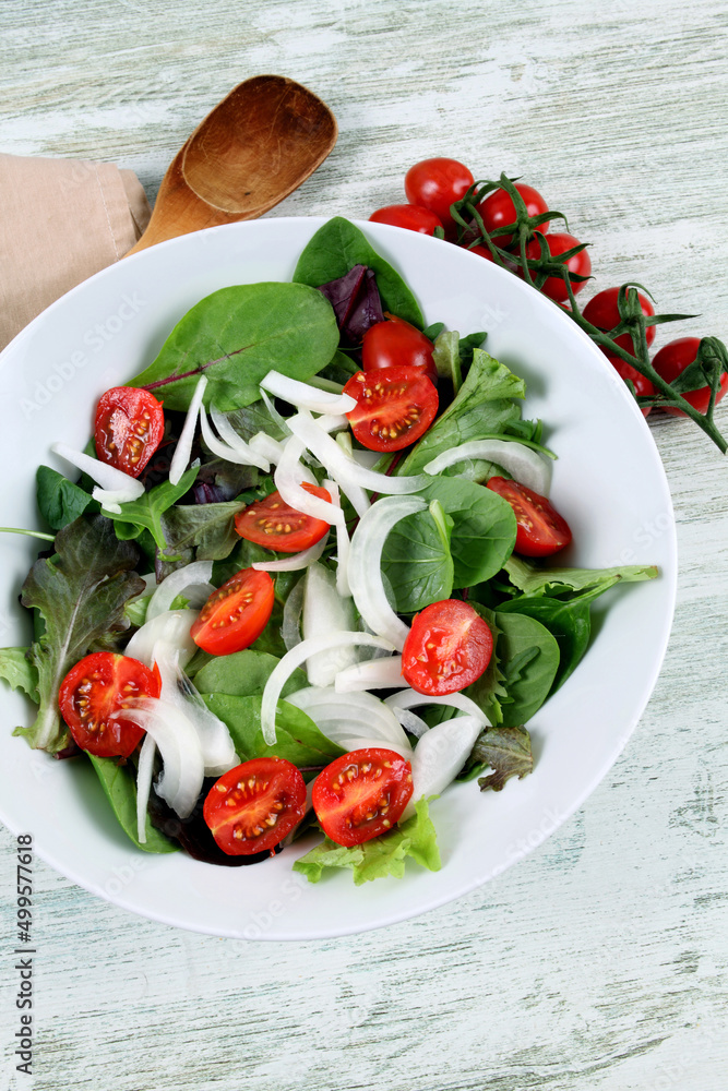 Fresh lettuce salad Fresh lettuce salad