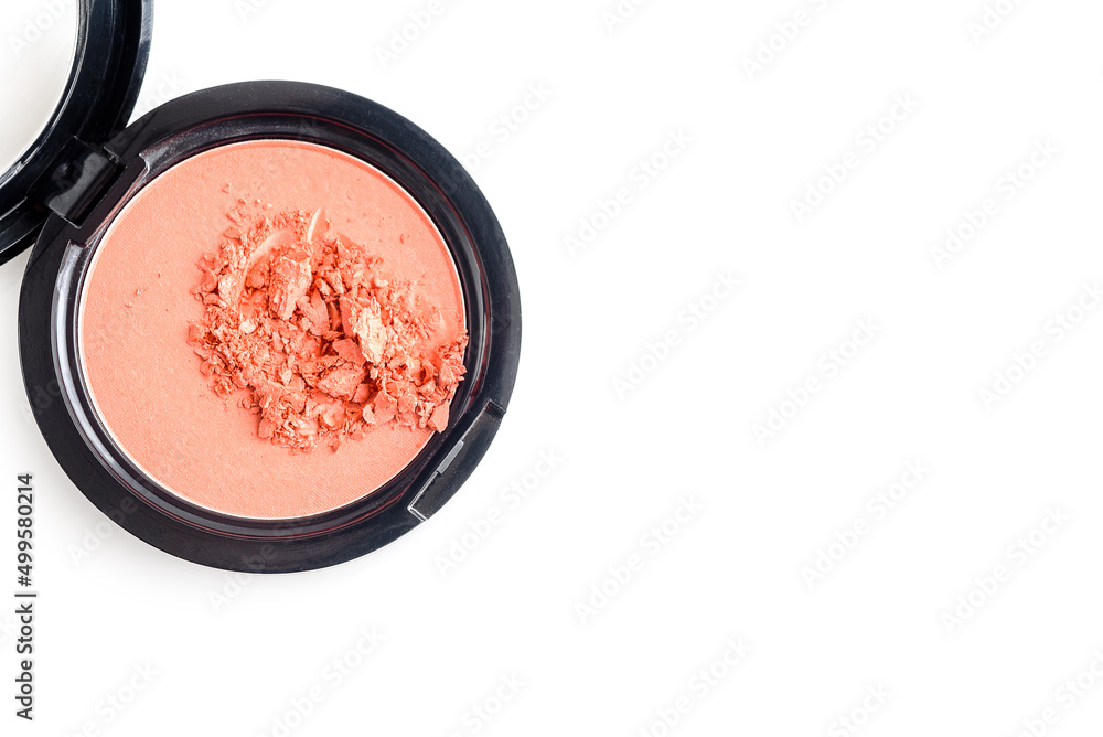 Cosmetic crushed face powder. Beauty and makeup. Cosmetic crushed face powder. Beauty and makeup.