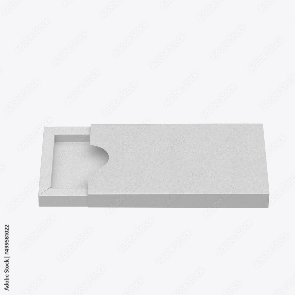 Paper Kraft Box. 3D render Paper Kraft Box. 3D render