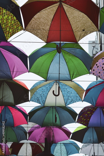 Umbrellas in Amman's streets