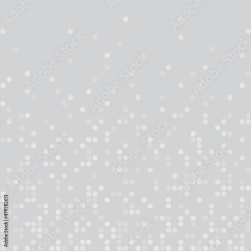 Abstract white gray mosaic circles vector background. Technological background, concept design. Electronic computer technology, internet. Vector cyber graphics for poster, banner, template