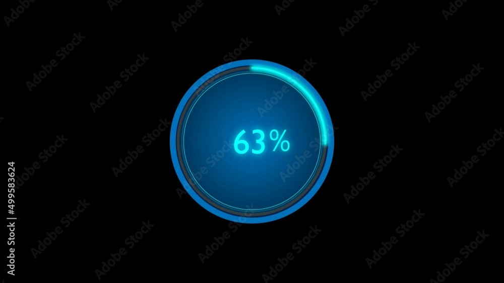 Modern technology Glowing lines Loading Animation Screen 4K black Background Modern technology Glowing lines Loading Animation Screen 4K black Background