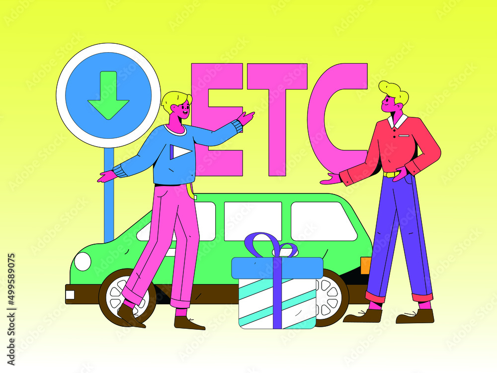 Free ETC to send rich gifts, vector flat concept character scene illustration
Free ETC to send rich gifts, vector flat concept character scene illustration