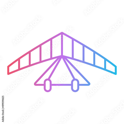 Hang Glider Icon Design