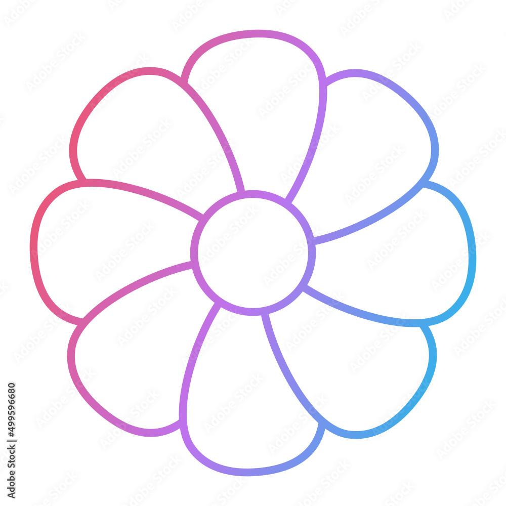 Blossom Flower Icon Design