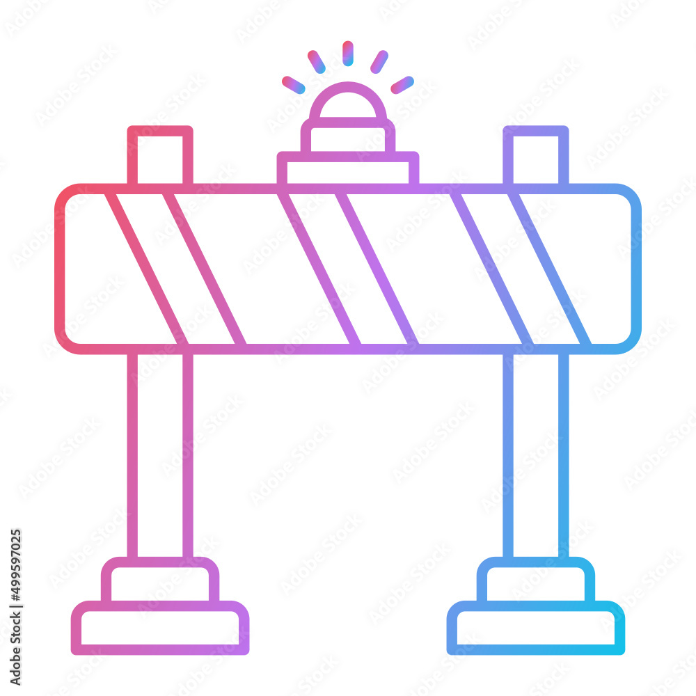 Barrier Icon Design Barrier Icon Design