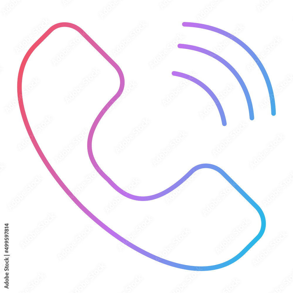 Fototapeta premium Call Icon Design