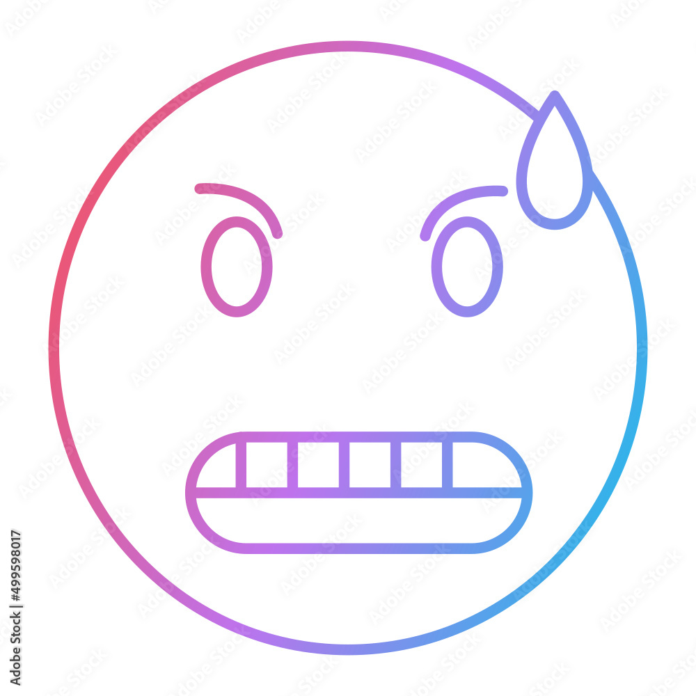 Cold Emoji Icon Design Cold Emoji Icon Design