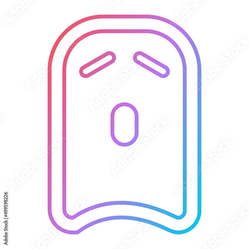 Pool Kickboard Icon Design