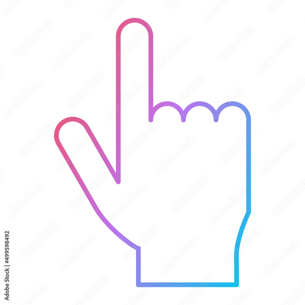 Pointing Hand Icon Design