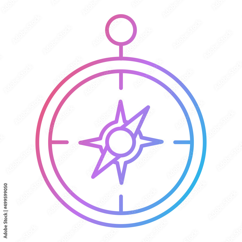 Fototapeta premium Compass Icon Design