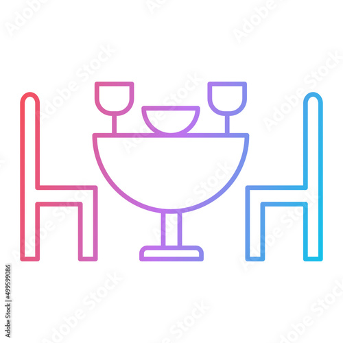 Kitchen Table Icon Design