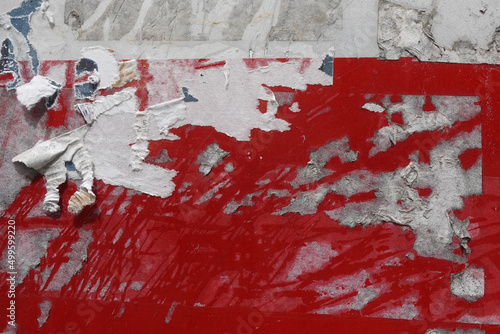 Wallpaper Mural torn paper and sticker stains background Torontodigital.ca