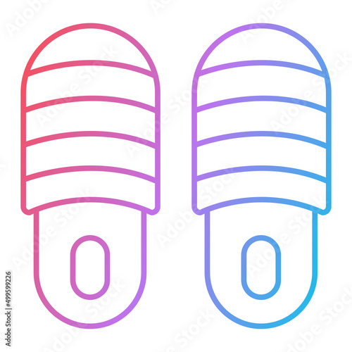 Slippers Icon Design