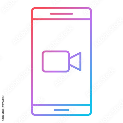 Video Call Icon Design
