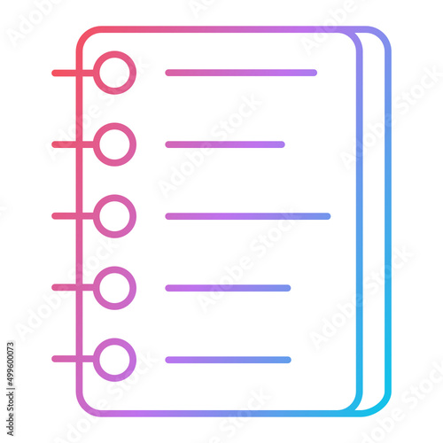 Notebook Icon Design