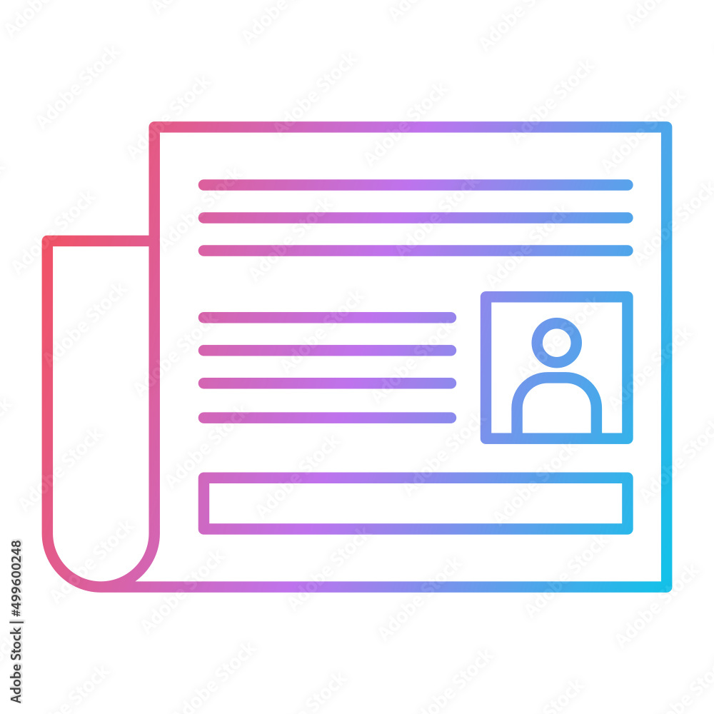 Newspaper Icon Design Newspaper Icon Design