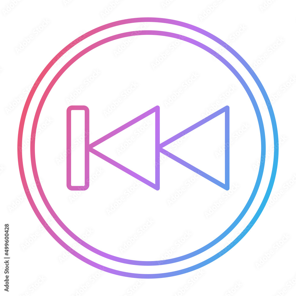 Backward Icon Design Backward Icon Design