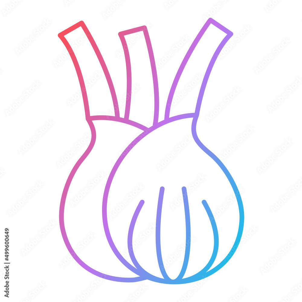 Obraz premium Fennel Icon Design