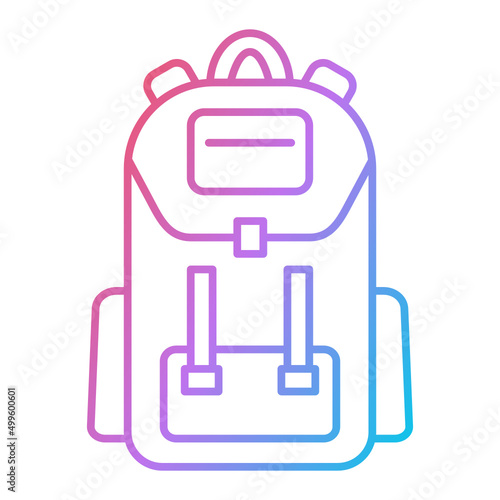 Bagpack Icon Design