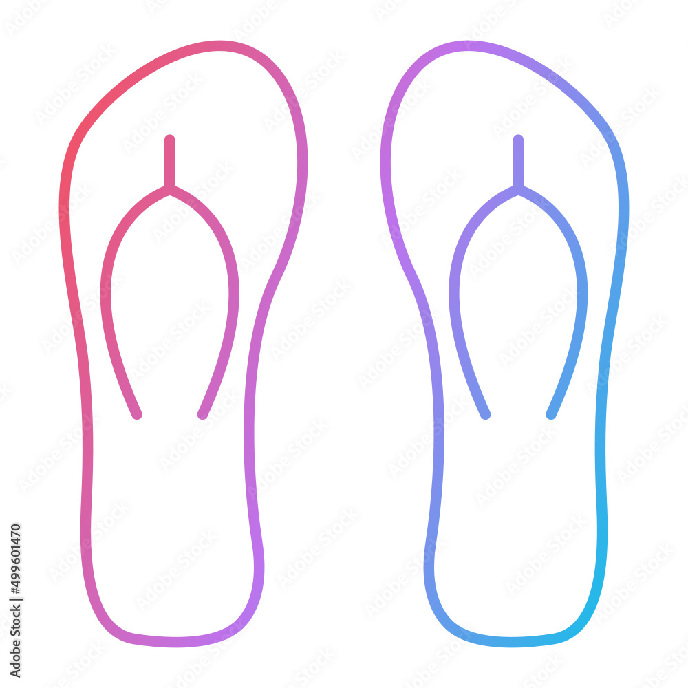 Slippers Icon Design Slippers Icon Design