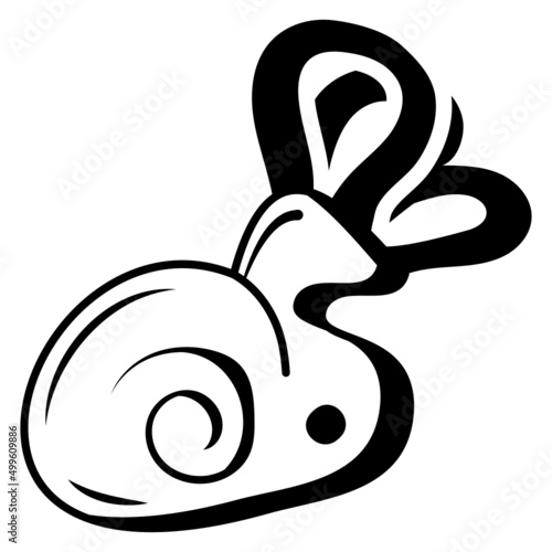 Auditory Organs vector line icon Design, Organ System Symbol, Human Anatomy Sign, Human Body Parts Stock illustration, Human Ear Drum Concept, 