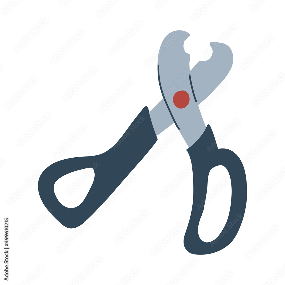 Cut nails manicure pliers Stock Vector by ©Tetiana_Ch 111377578
