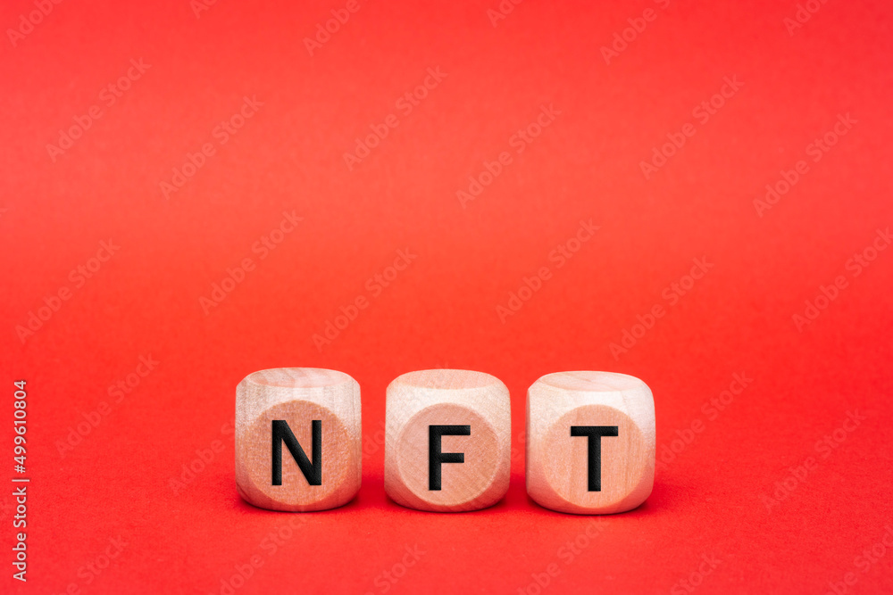 Concept of non-fungible NFT tokens. Concept of non-fungible NFT tokens.