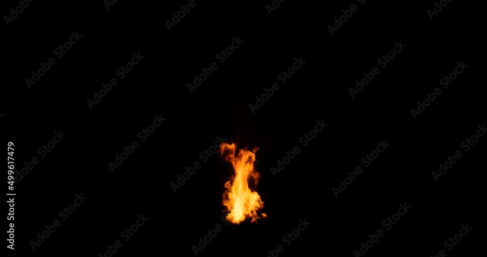 150 Frames looping small fire
black background