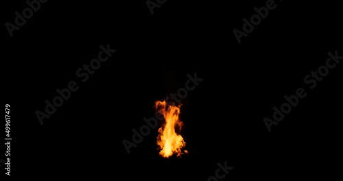 150 Frames looping small fire
black background photo