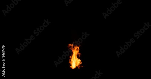 150 Frames looping small fire
black background
