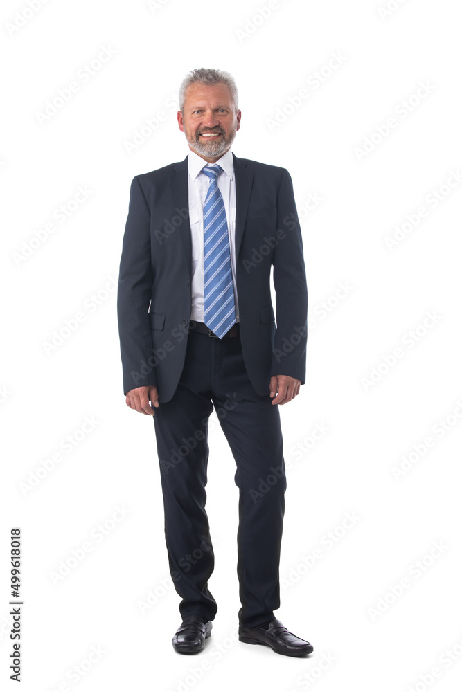 Senior businessman full length Senior businessman full length