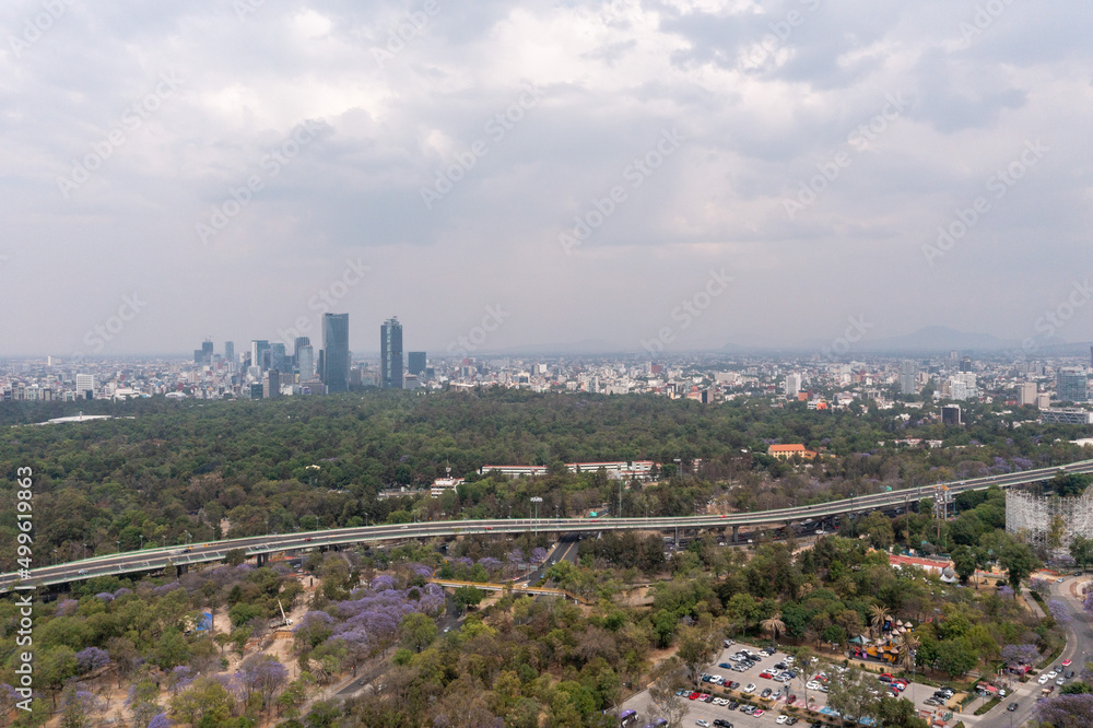 Panorámica de Chapultepec. CDMX, México