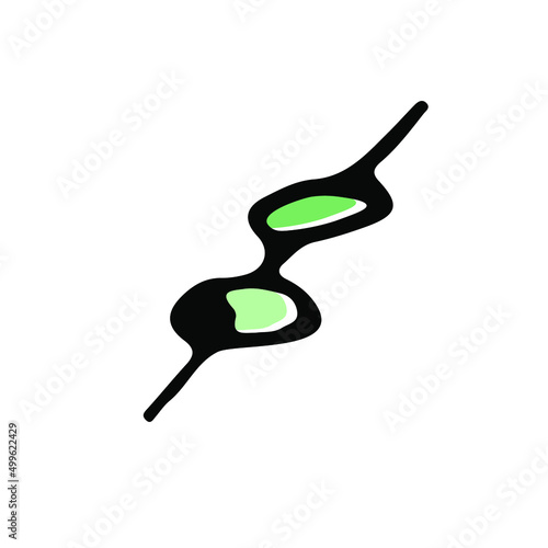 Olives on a toothpick vector sketch icon. Fresh drinks party beverages hand drawn sign
