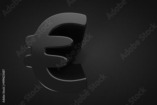 Euro currency symbol. News illustration