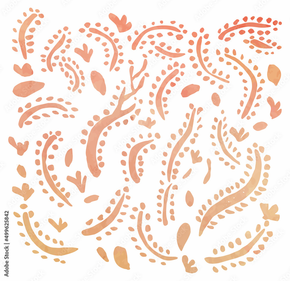 branches doodle vector illustration background branches doodle vector illustration background