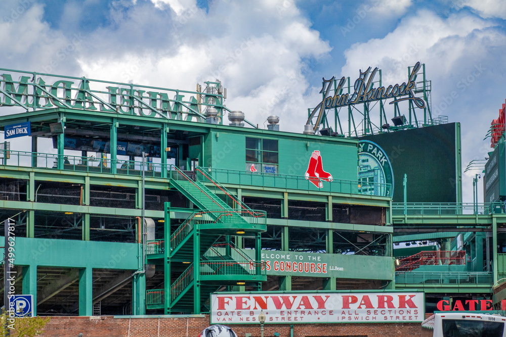 Fenway Park, Boston Red Sox, Gate B Stock Photo