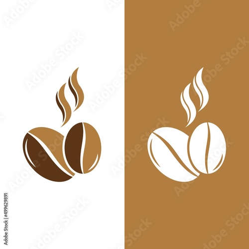 coffee bean icon vector illustration