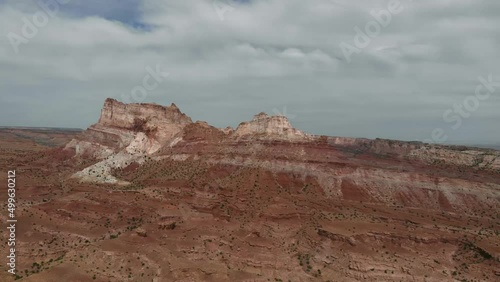 A drone dolly left over the scenic Goblin Valley in Utah. photo