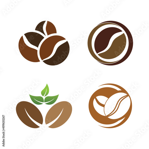 coffee bean icon vector illustration