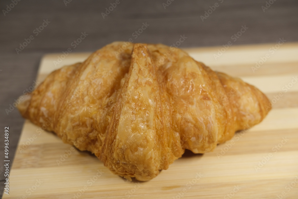 croissant on a table croissant on a table