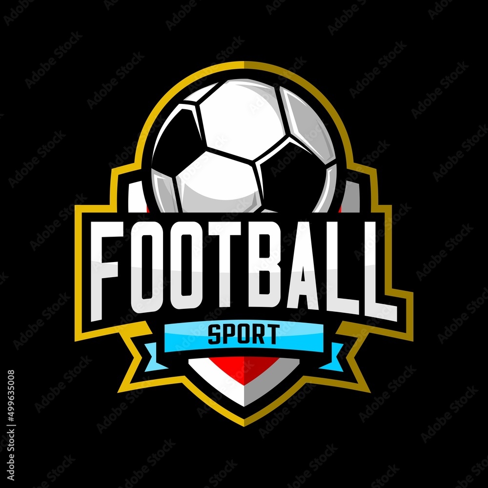 football logo vector design, vector a ball football logo vector design, vector a ball