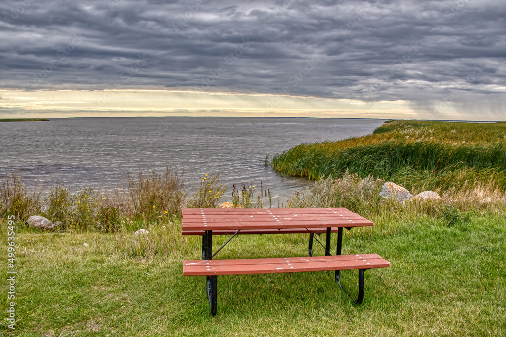 Hecla Grindstone Provincial Park on Lake Winnipeg in Manitoba