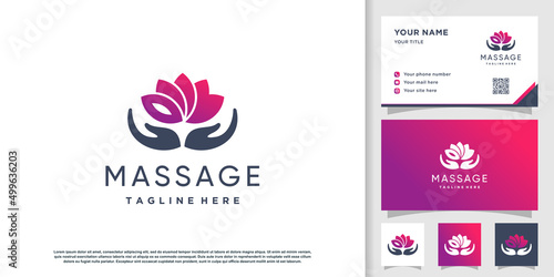 Chiropractic logo design vector with creative abstract concept