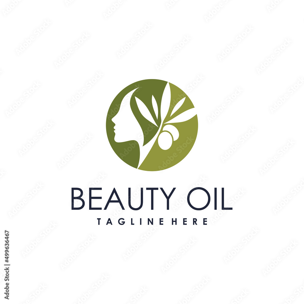Olive logo design vector with creative abstract concept Olive logo design vector with creative abstract concept