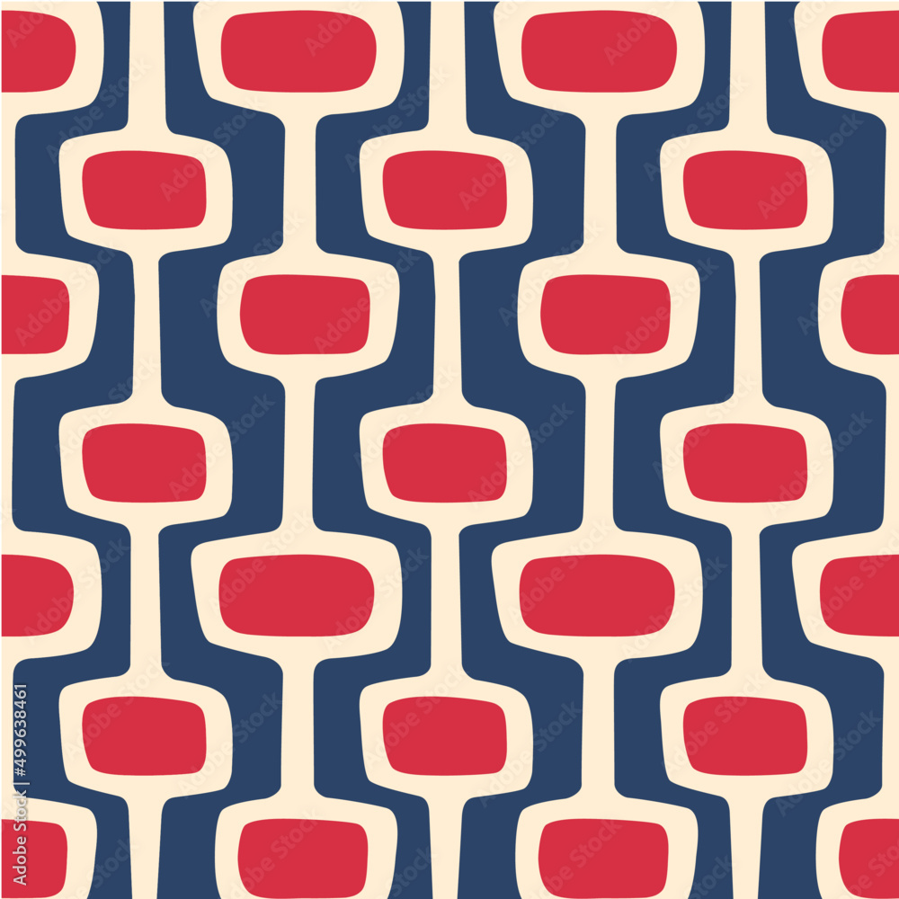 © Jeffery Edwards - Mid-century modern atomic age background in patriotic red, white and blue. Ideal for wallpaper and fabric design. Inspired by Atomic Age in Western design. © Jeffery Edwards - Mid-century modern atomic age background in patriotic red, white and blue. Ideal for wallpaper and fabric design. Inspired by Atomic Age in Western design.