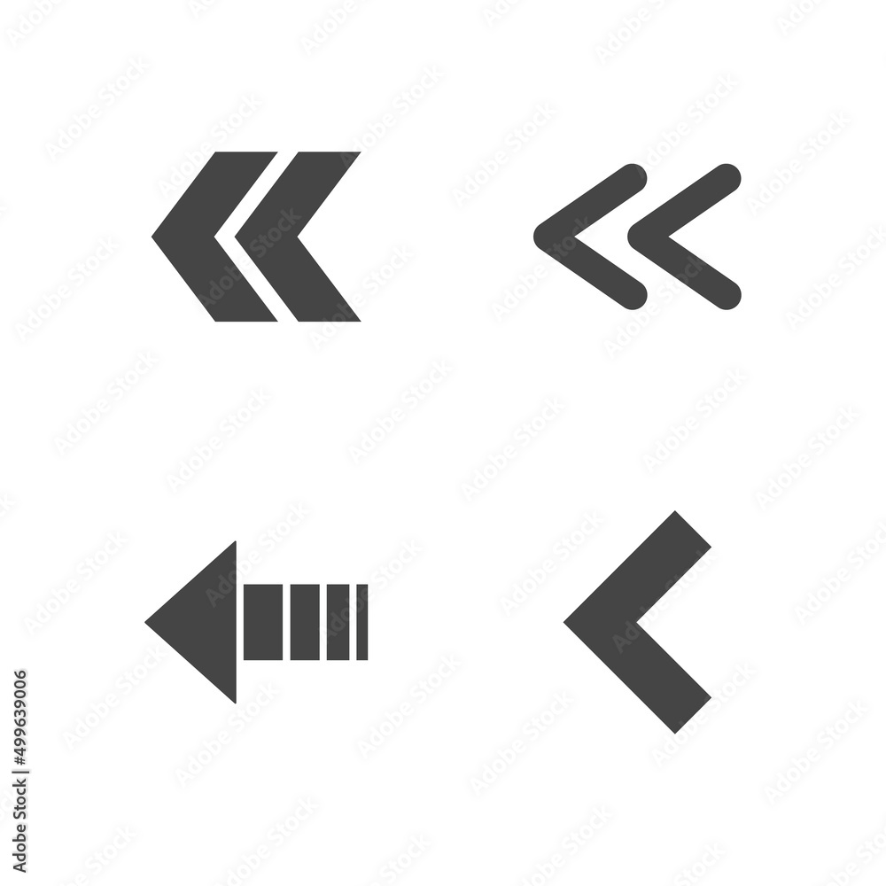 Arrow icons set. Vector pictogram arrows collection. Arrow icons set. Vector pictogram arrows collection.