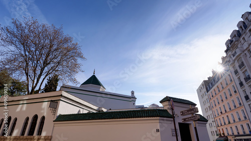 The great mosque of Paris in the 5th arrondissement photo