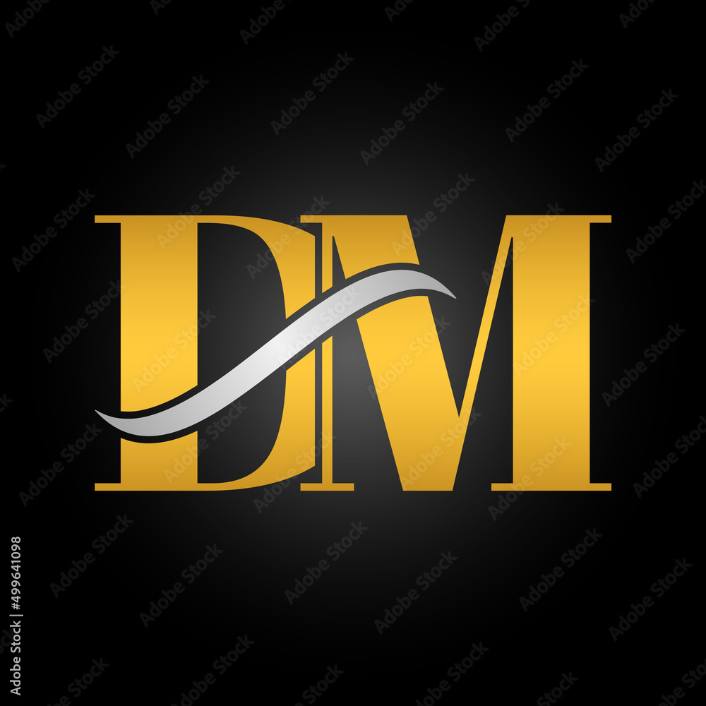 Gold Silver Letter Pm Vector & Photo (Free Trial)